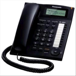 Panasonic KX-TS880EXB - Telefono con filo con ID chiamante - nero